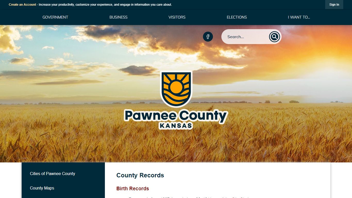 County Records | Pawnee County, KS